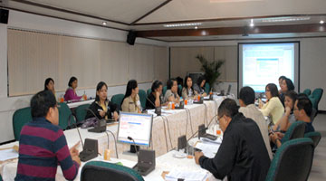 Members of the Subcommittee on DOST as GFA discuss the outputs of the workshop. (Photo by Victor Oro, S&T Media Service)