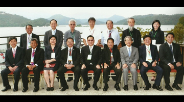 The FFTC TAC members during the 22nd TAC meeting led by FFTC Director Yu-Tsai Huang (seated, 5th from left) and PCAARRD Executive Director Patricio Faylon (seated, 4th from right). (Photo from FFTC)