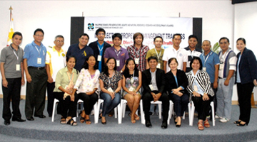 Participants and Trainors of the Intellectual Property Management Training on Technology Valuation and Technology Transfer Modes held on December 4-5 at the Bulwagang Panday Karunungan, PCAARRD, Los Baños, Laguna.