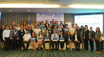 Participants and organizers of the International Conference on Conservation Financing in Southeast Asia held at the Hotel H20, Manila on March 3-4, 2015.