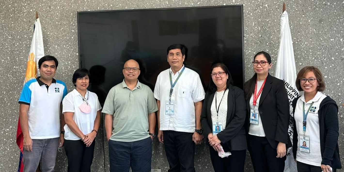 Dr. Melvin B. Carlos and Dr. Miguel Mervin S. Pajate are joined by the staff of the Livestock Research Division (LRD) and the Institution Development Division (IDD). (Image credit: Institution Development Division, DOST-PCAARRD)  