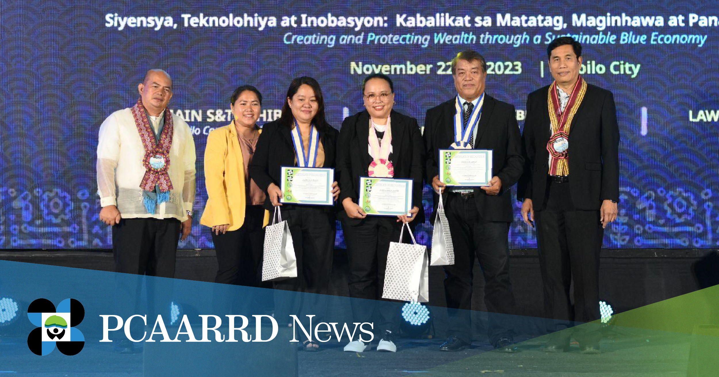 DOST-PCAARRD-funded initiatives for the promotion of the Philippine Blue Economy were presented on the 2nd Day of the 2023 National Science, Technology, and Innovation Week in Iloilo City. (Image Credit: ACD, DOST-PCAARRD)