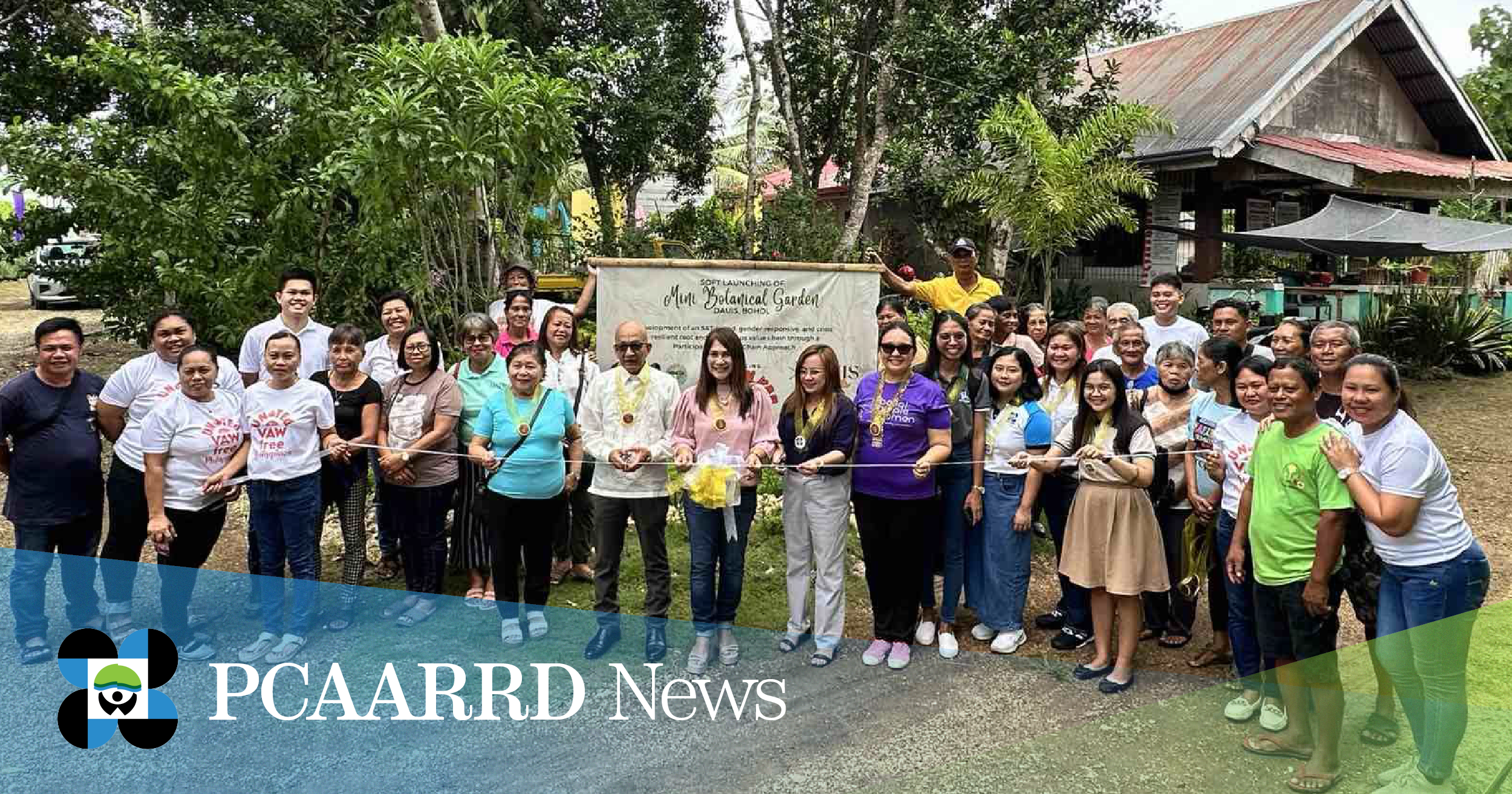 LGU Dauis in Bohol, DOST-PCAARRD launch root crops botanical garden