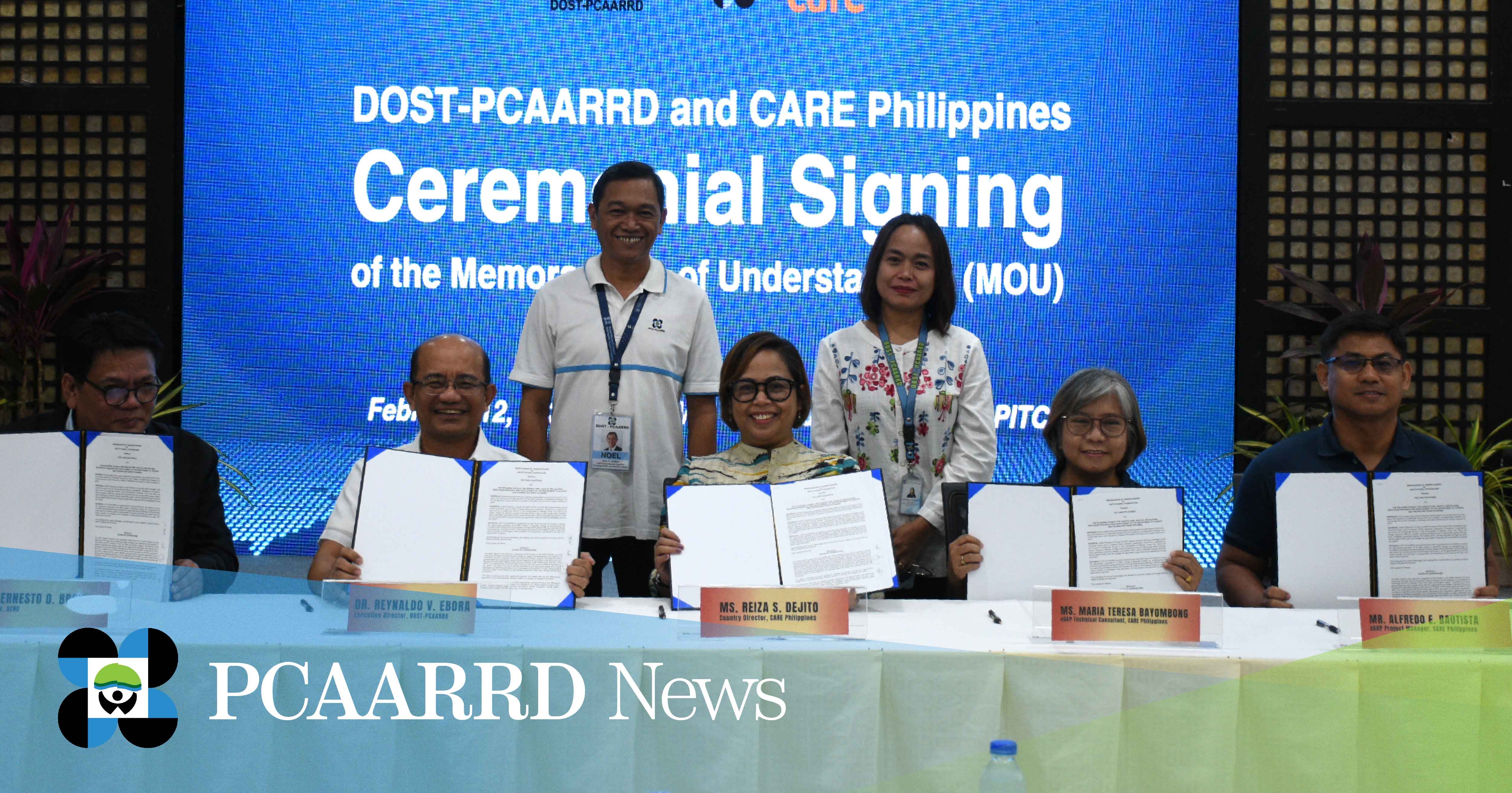 DOST-PCAARRD and CARE Philippines forge partnership to empower smallholder vegetable farmers